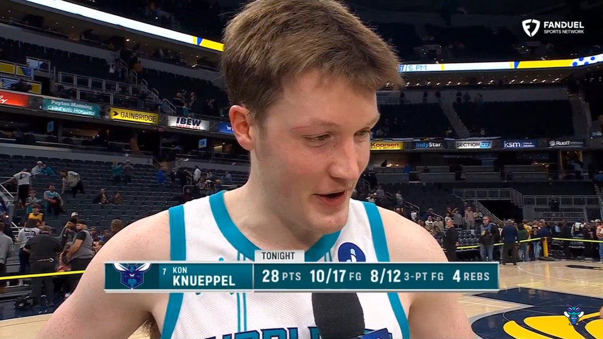 🎙️ Kon Knueppel: "My teammates, coaches, and the whole organization... it's been a blast this year, and we're looking forward to playing meaningful basketball at the end of it. And so we'll just keep going." Kon II Knueppel Postgame Interview: