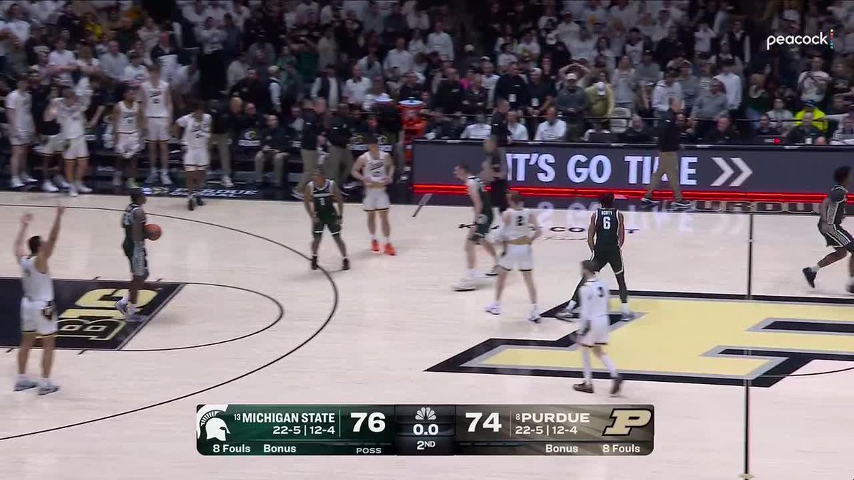 MICHIGAN STATE TAKES DOWN PURDUE AT MACKEY FOR THE FIRST TIME SINCE 2014 ‼️‼️