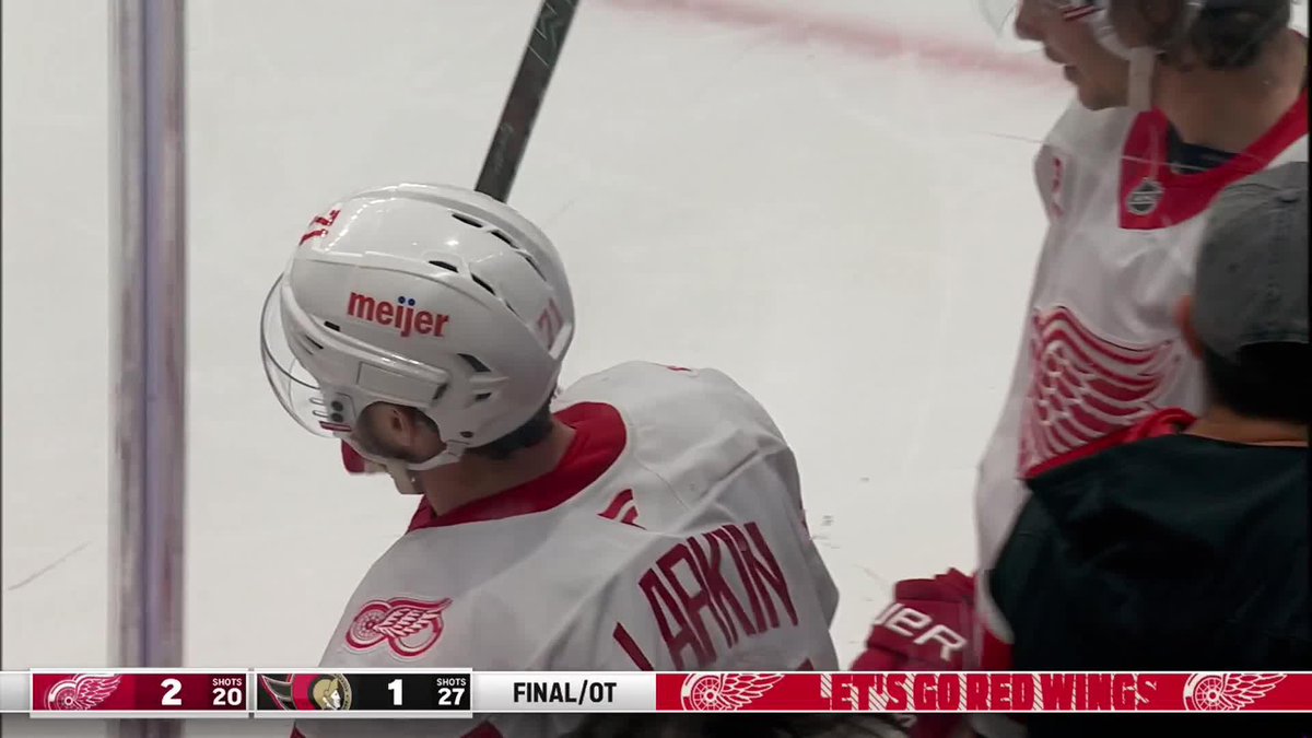 sometimes he’s sneakily on the ice for an overtime winner in the Olympics, sometimes he’s the one scoring the goal. That’s Dylan Larkin hockey. That’s D boss hockey.