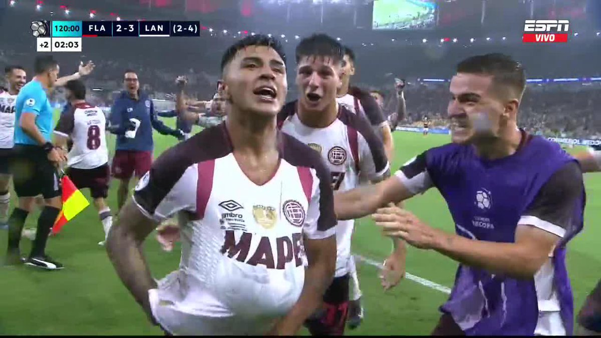 🤯🇦🇷🇧🇷 GOLAZO HISTÓRICO DE DYLAN AQUINO Y LANÚS CAMPEÓN EN EL MARACANÁ. QUÉ LOCURA. 🍿