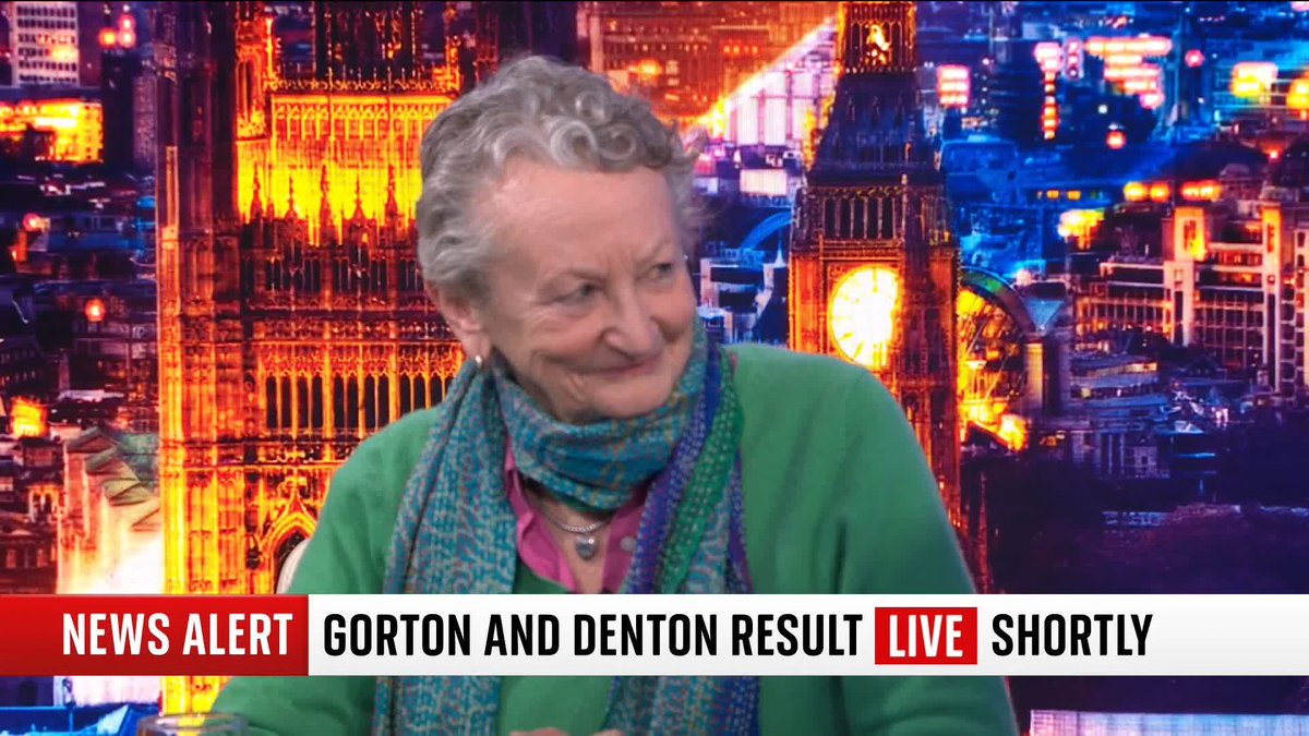 "This is absolutely seismic." Green Party peer Baroness Jenny Jones reflects on the party's performance in the Gorton and Denton by-election. 📺 Sky 501, Virgin 602, Freeview 233 and YouTube