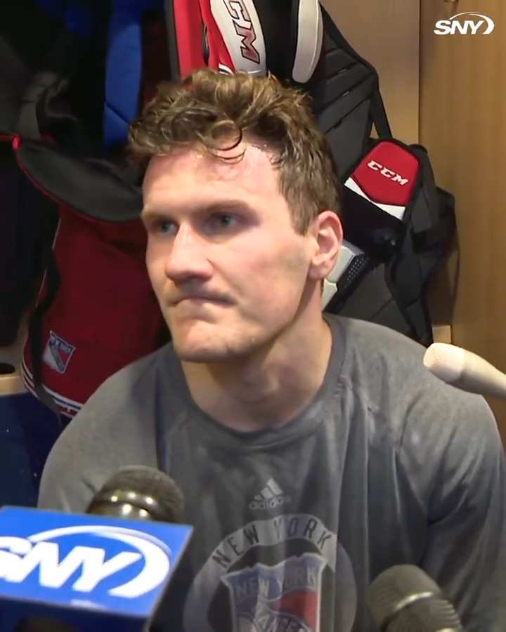 Adam Fox was asked about his future with the Rangers "I'm just trying to focus on this year right now. That's a conversation when we're done playing games. We're just trying to win games, we didn't do that tonight. That's where my focus is right now"