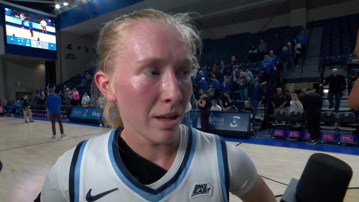 Ava Zediker tells C. tonight's win will prepare this Creighton Women’s Basketball team "a lot" for the upcoming BIG EAST Conference tournament 🙌