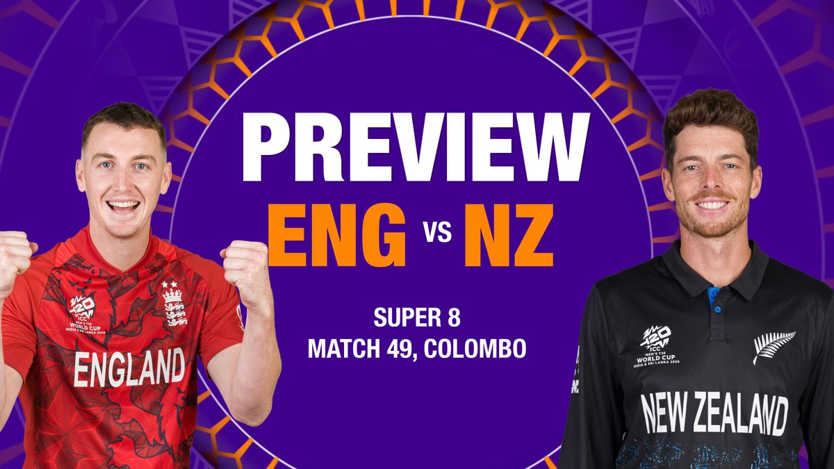 New Zealand look to lock in the final semi-final spot 🎯 Can England continue their winning run❓ Watch Michael Vaughan & Ajinkya Rahane preview, on Cricbuzz Live #ENGvNZ #T20WorldCup
