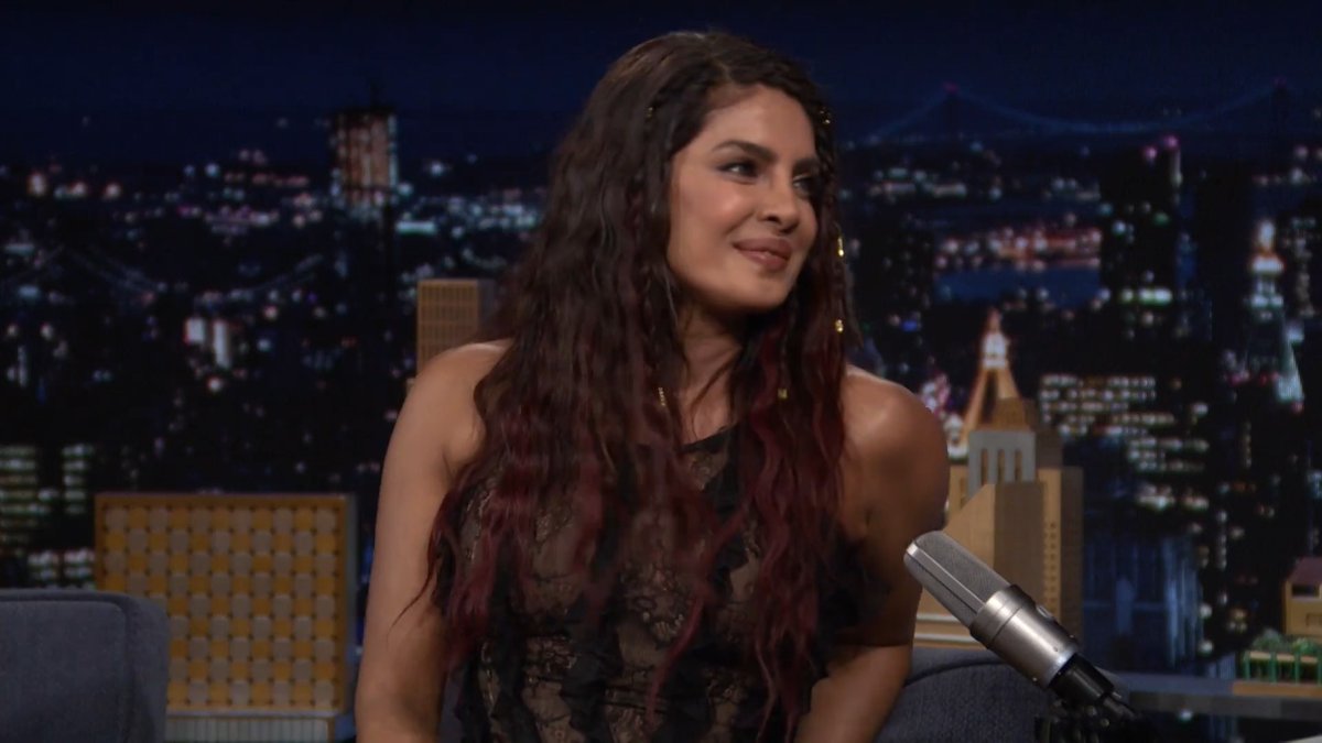 .PRIYANKA was inspired by The Bride from Kill Bill when she was filming her new movie The Bluff! #FallonTonight
