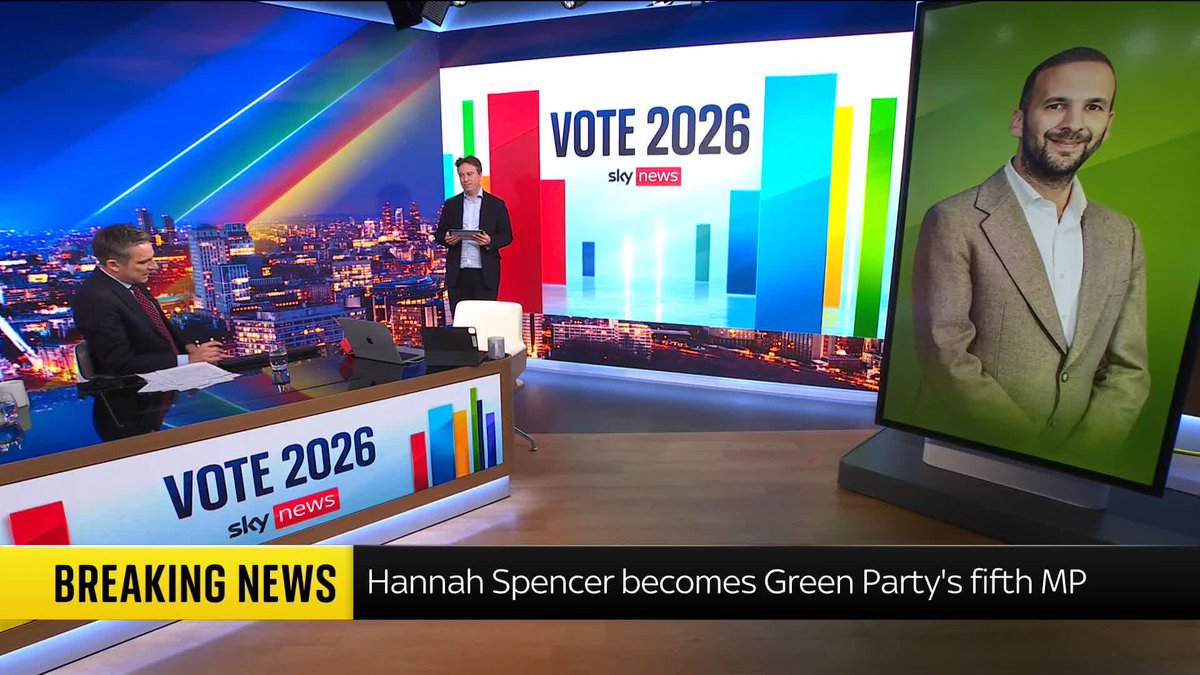 "This, bluntly, is going to be a story that really scares Labour MPs." Sky's Sam Coates Sky reflects on what the Green Party's victory in the Gorton and Denton by-election means for Labour. 📺 Sky 501, Virgin 602, Freeview 233 and YouTube