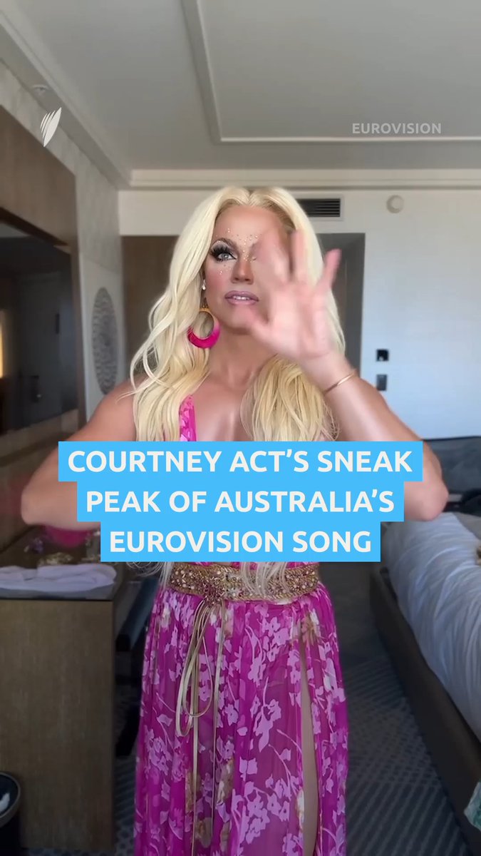 Courtney Act has heard Australia’s Eurovision song… “I’m already hooked on the first listen.” Now she’s sworn to secrecy... not long to wait 👀 #Eurovision2026