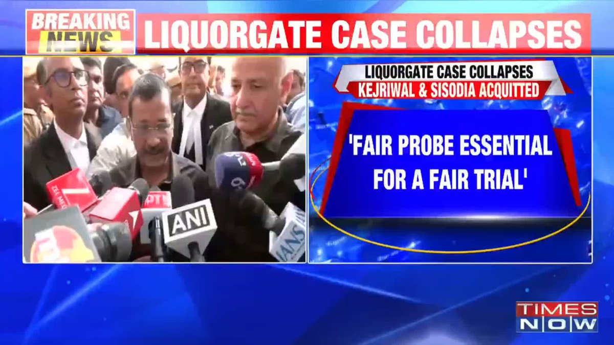 Arvind Kejriwal acquitted in Liquor scam case This is how it works: - Arrest CM,Dy CM on fake charges - Media begins trial & labels them corrupt - Election comes, they lose - Court says no Evidence - Media goes mute Welcome to world's largest Democracy