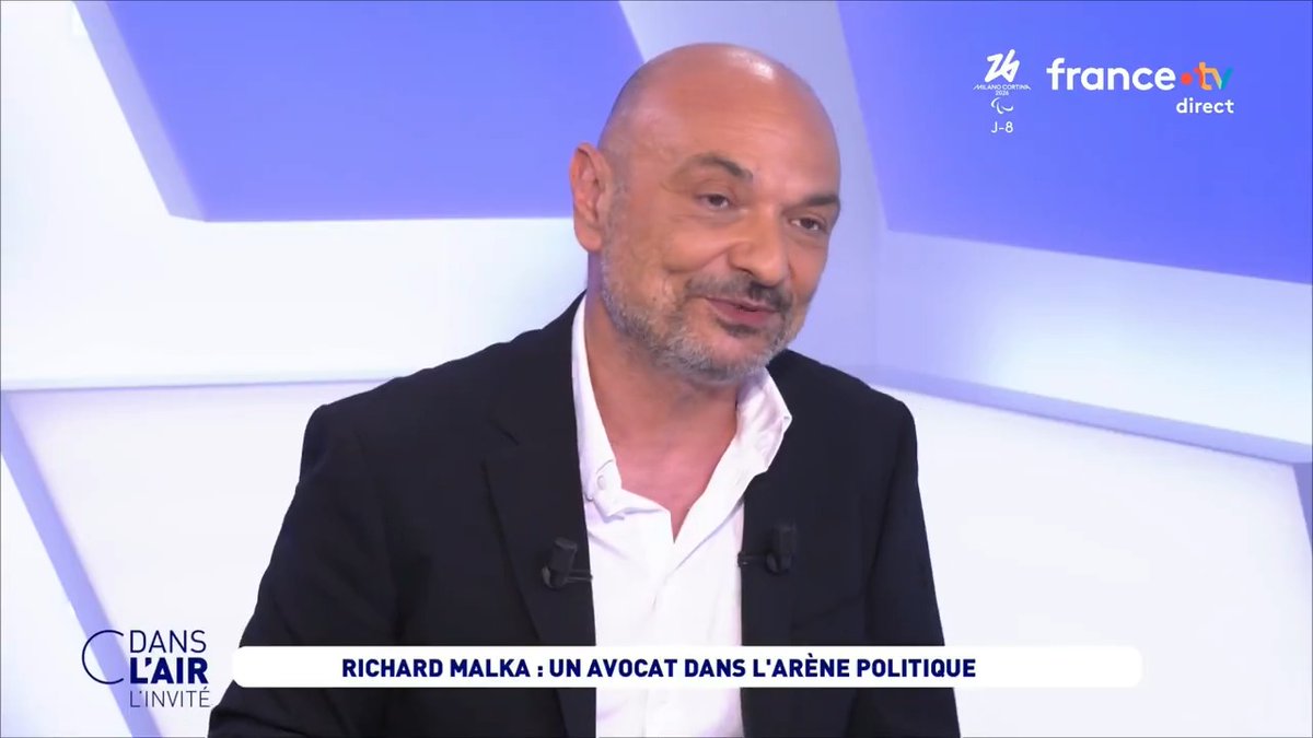 "L'antisémitisme n'est pas que du côté de la France insoumise, mais les préjugés du côté de #LFI sont juste derrière [ceux] des électeurs du Rassemblement national, alors que c'est un parti qui se prétend de gauche." Richard Malka, invité dans #cdanslair
