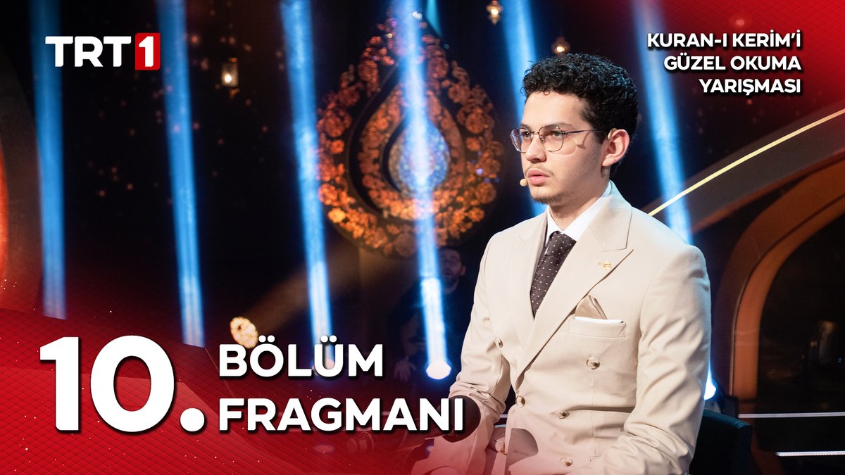 Kur’an-ı Kerim’i Güzel Okuma Yarışması, 10. bölüm heyecanıyla bugün saat 16.00’da; Ramazan ayı boyunca her gün TRT 1’de! ✨ #KuranıKerimiGüzelOkumaYarışması