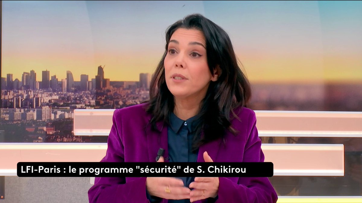 🔴 🗣 "Nous allons créer trois brigades spécialisées", détaille la députée LFI et candidate à la mairie de Paris, Sophia Chikirou : une touristique, une dédiée aux violences sexistes et sexuelles et une spécialisée "sur la santé mentale et la consommation de produits". #canal16