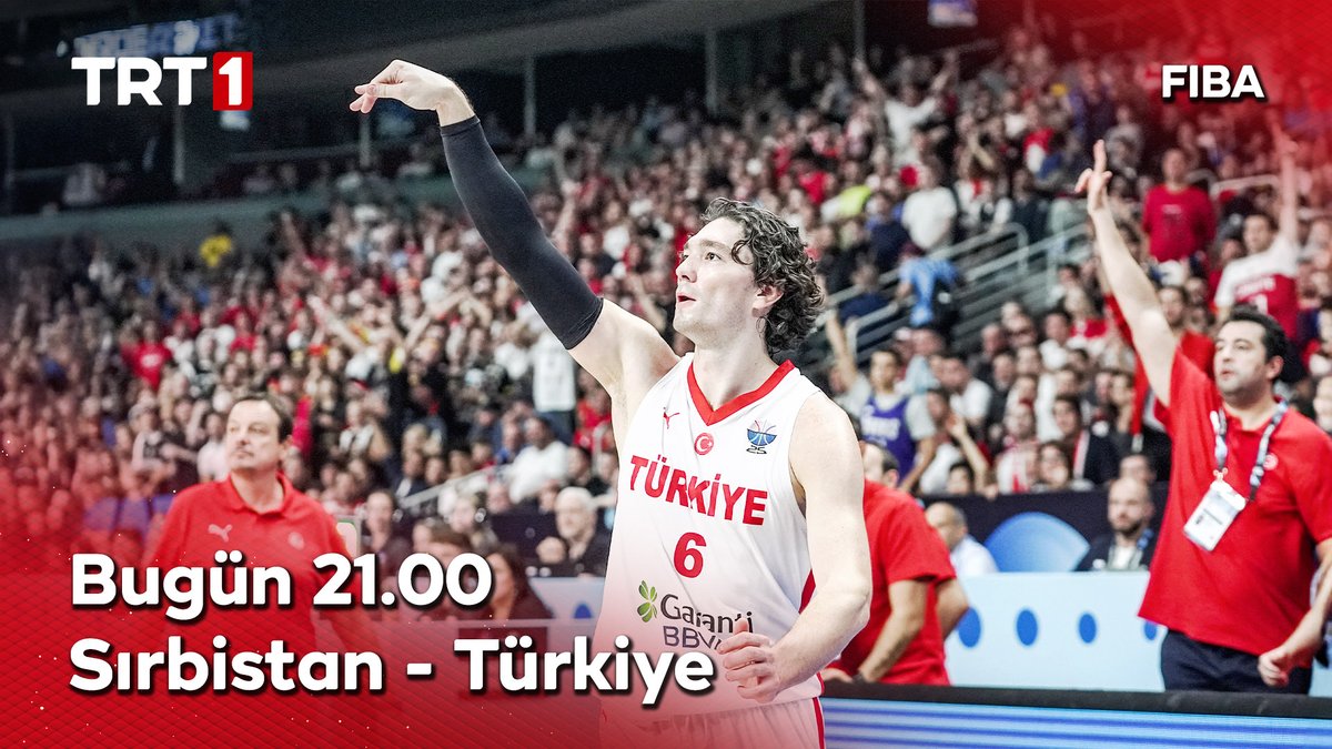 A Milli Erkek Basketbol takımımız, FIBA Dünya Kupası Elemeleri C grubundaki üçüncü maçında Sırbistan deplasmanına çıkıyor.🏀 Sırbistan-Türkiye maçı bugün 21.00’de TRT 1’de!📺