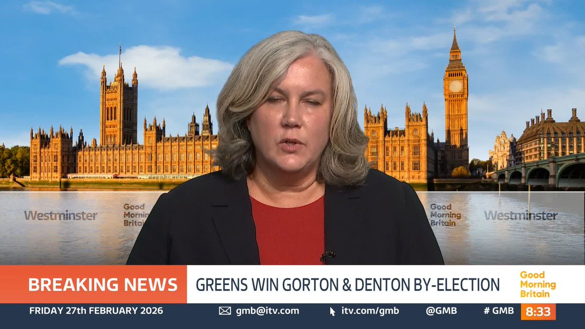 'We will review and reflect upon that result as your viewers would expect us to do.' Transport Secretary Heidi Alexander reacts to Labour's defeat in one of the party's biggest heartlands after the Greens won the Gorton and Denton by-election.