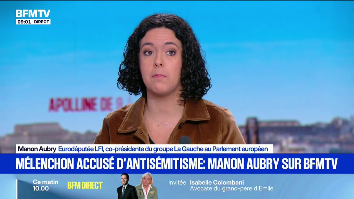 🔴🇫🇷 ALERTE INFO Manon Aubry (LFI) en service après vente après le meeting raté de Jean-Luc Mélenchon. On sent qu'elle est très mal à l'aise et le changement de ton. Ce parti , qui est la serpillière à Macron est pitoyable.