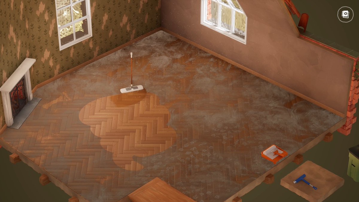 Is there anything more satisfying than the mop tool? Nope!