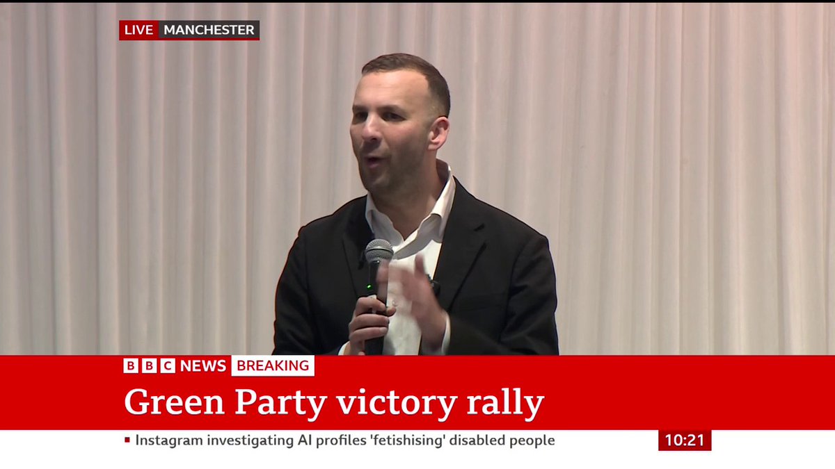 "Labour's electoral stranglehold is over, this is a seismic victory" Green Party leader Zack Polanski says people now recognise "there is an alternative" after his party wins Gorton and Denton by-election Follow live: