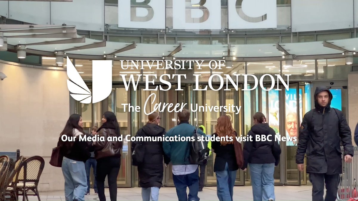 Recently, BA (Hons) Media and Communications students from LSFMD at UWL went behind the scenes for an exclusive look at BBC News at Six 🎬 Inspired? Discover our BA (Hons) Media and Communications course at the London School of Film, Media and Design 🎥: