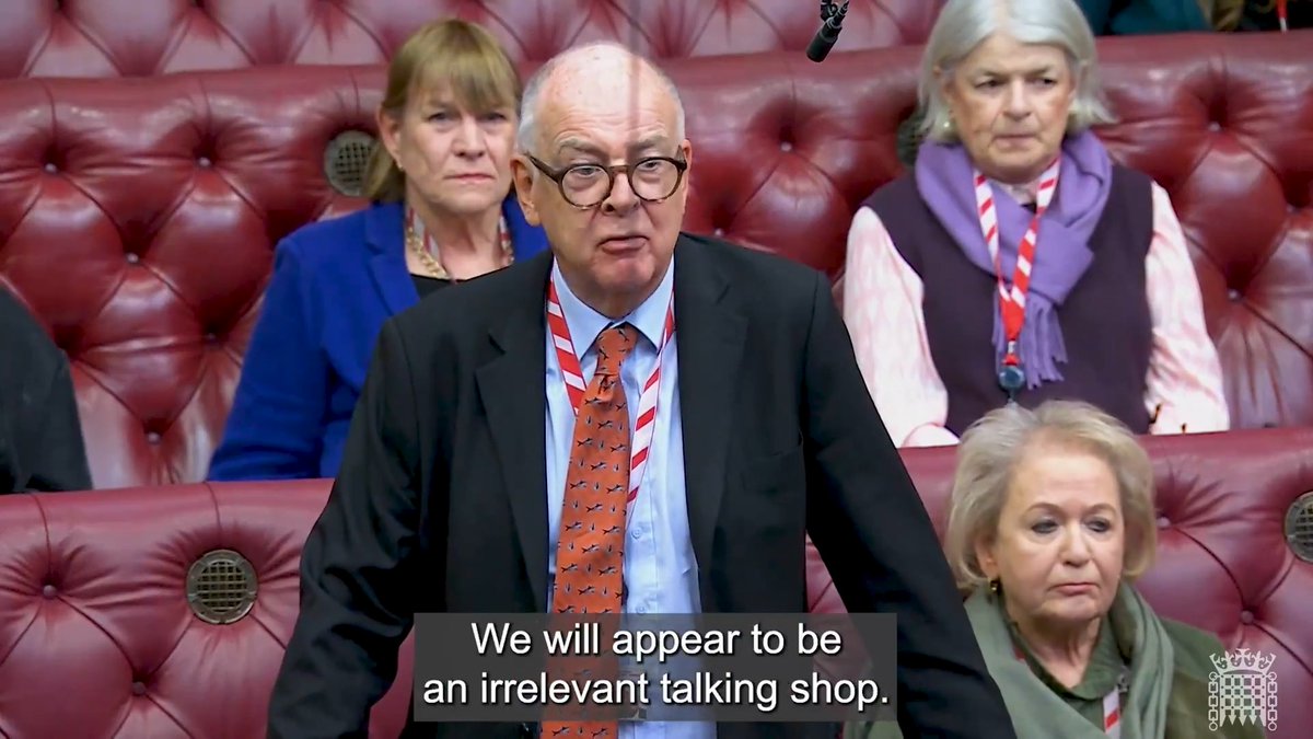 Lord Falconer sets a powerful tone for today's sitting on the assisted dying Bill. He warns that if members of the House of Lords don't change their approach very soon they risk becoming "an irrelevant talking shop"."