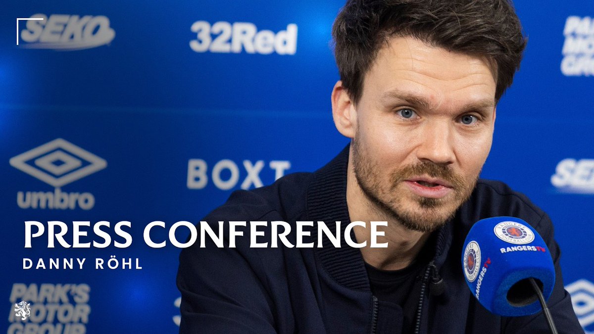 ๐๏ธ Danny Rรถhl spoke to the media ahead of Sunday's Old Firm at Ibrox.