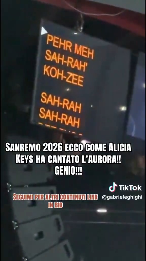 Il gobbo di Alicia Keys a #Sannremo2026 batte quello di Mariah Carey alle Olimpiadi