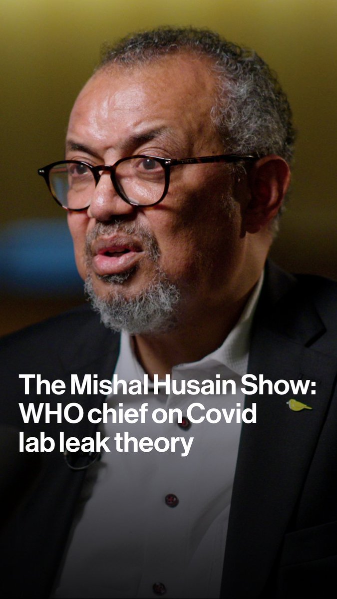 Did Covid escape from a Chinese lab? World Health Organization chief Tedros Adhanom Ghebreyesus tells @mishalhusain he's worried and disappointed by a lack of transparency from Beijing