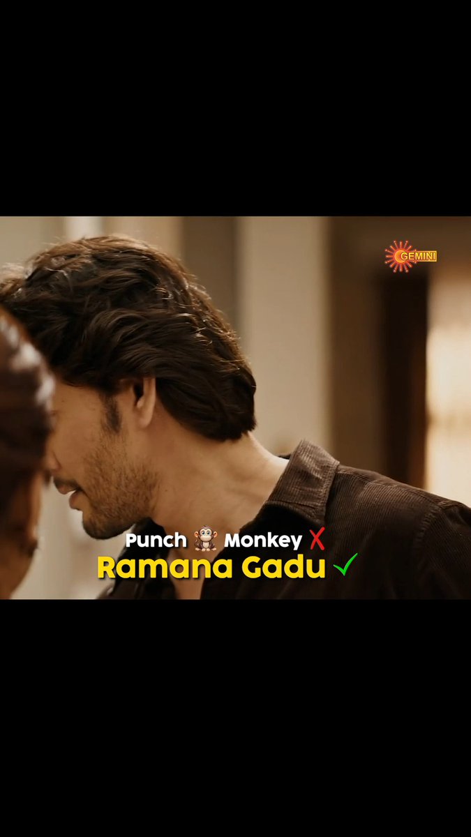 Ramana gaadi kadha ki ghaatu ekkuva! Vinte Kanneellu aagavu! #Punchmonkey #Geminitv #Gunturkaram