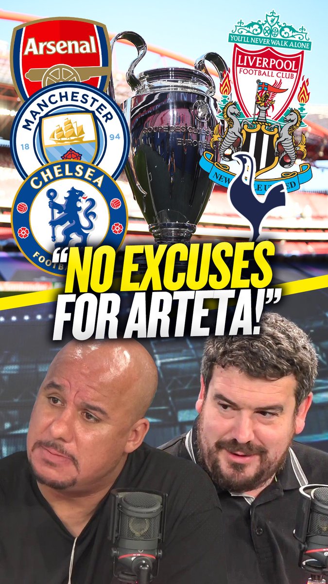 🤷♂️ "No excuses for Arteta..." Alex Crook and Gabby Agbonlahor react to the Champions League Last 16 draw! 👀