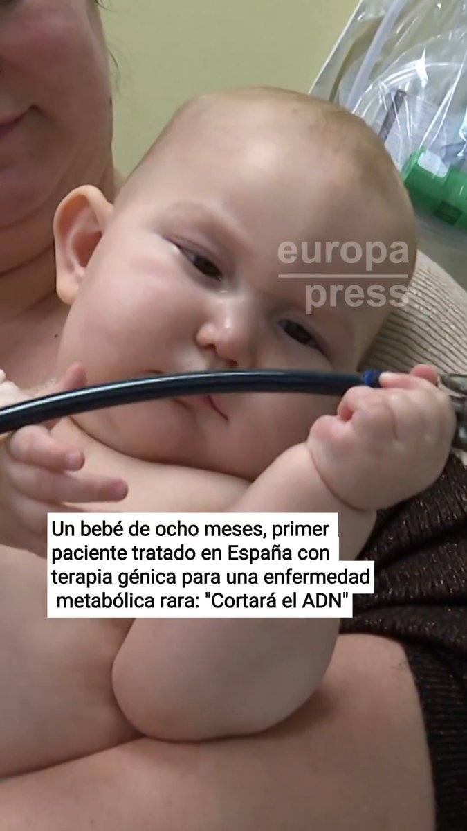❗ El Hospital Sant Joan de Déu de Barcelona trata al primer paciente en España con terapia génica para una enfermedad metabólica rara: un bebé de 8 meses que evoluciona favorablemente y sin efectos secundarios