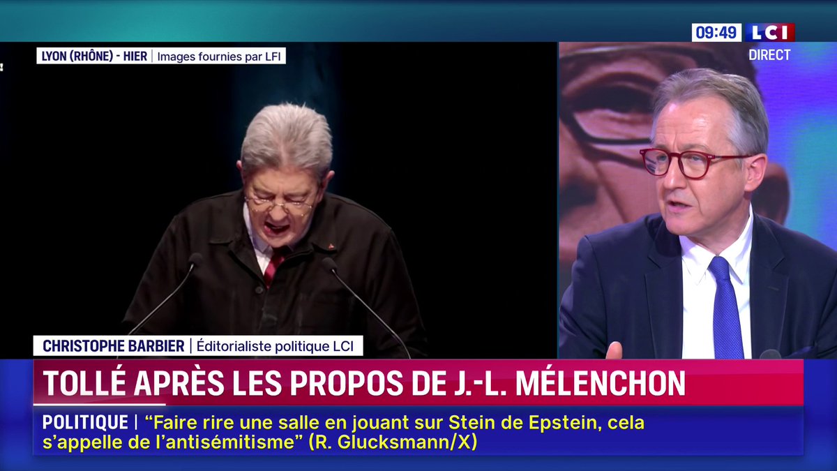 Prononciation du nom "Epstein" : tollé après les propos de Jean-Luc Mélenchon ▶️ L'analyse de Christophe Barbier 📺 En toute Franchise avec ANAIS BOUTON sur LCI