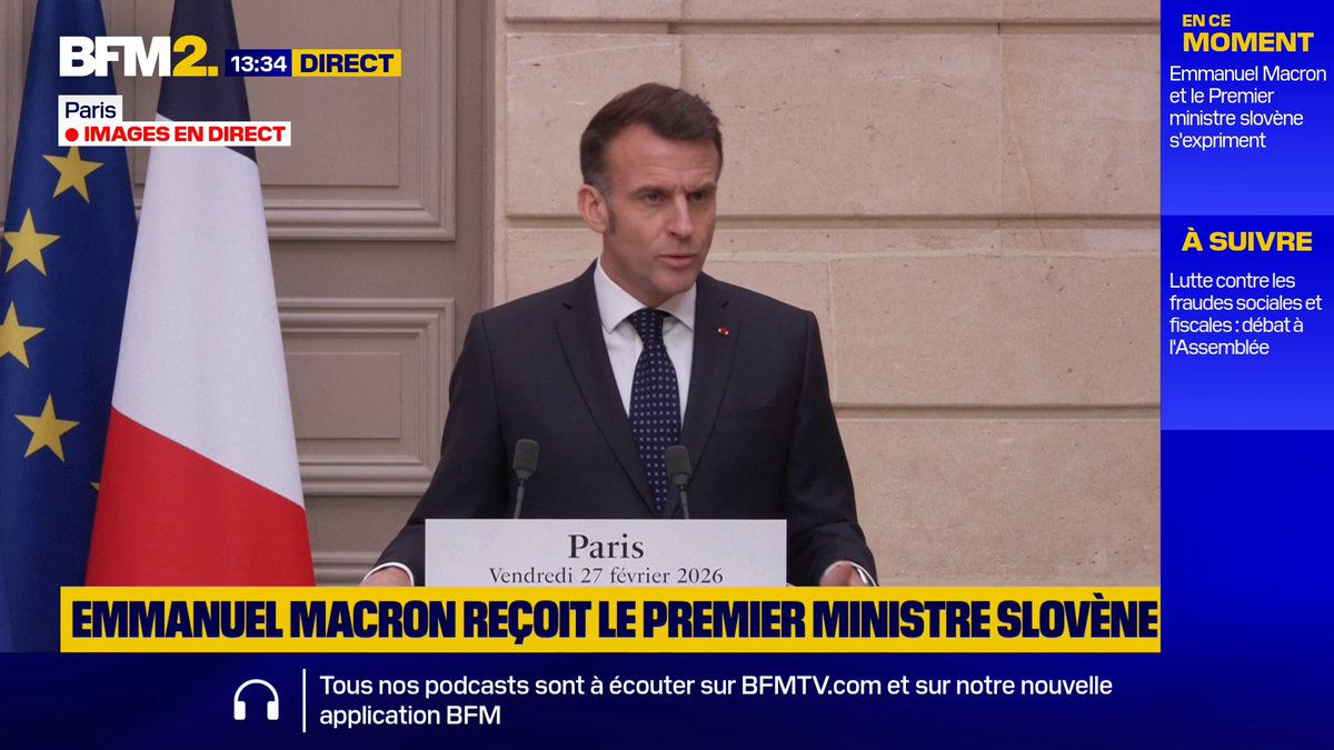 💬"Je ne défendrai jamais un accord qui est laxiste à l’égard de ce qu’on importe et dur à l'égard de ce qu’on produit chez nous" Application provisoire du Mercosur: "Nous serons vigilants" et "intraitables", assure Emmanuel Macron #BFM2