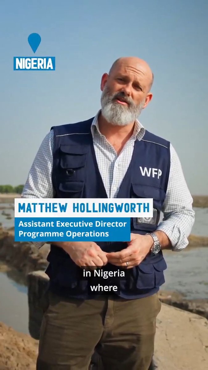 📍#Nigeria: Hear from Matthew Hollingworth on how WFP is helping families move from food assistance to ➡️ food security. 🔵 Rice paddies are helping families grow food for themselves - and to sell at local markets. 🔵 For communities in Kondoko, this means livelihoods, stability, and a future built on resilience.