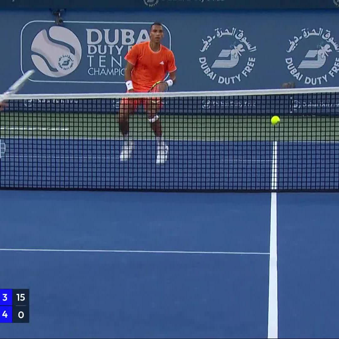 Better to be safe than sorry 🤣 Félix AugerAliassime #DDFTennis