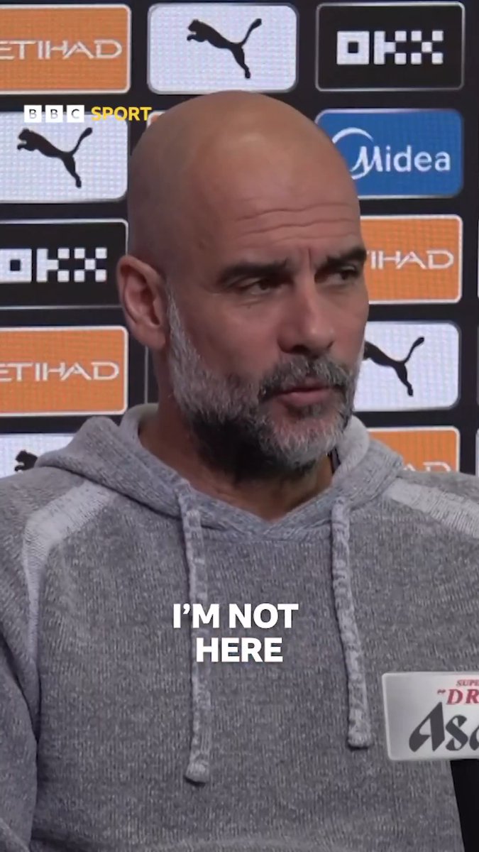 🗣 "I'm not here to give advice to Mikel [Arteta]." No free help from Pep Guardiola ❌