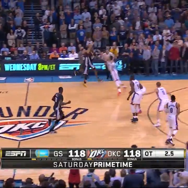 "CURRY WAY DOWNTOWN... BANG! BANG!" 😱 10 years ago today, Steph pulled up from DEEP to beat OKC in OT 🔥 (via NBA)