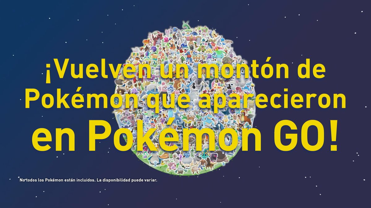 ¡Es el GRAN 30, Entrenadores! ¡Celebremos capturando tantos Pokémon como puedan en #PokemonGO! 🥳 El evento del 30.º aniversario de Pokémon tendrá lugar del 3 de marzo a las 10:00 h al 9 de marzo a las 20:00 h, hora local.