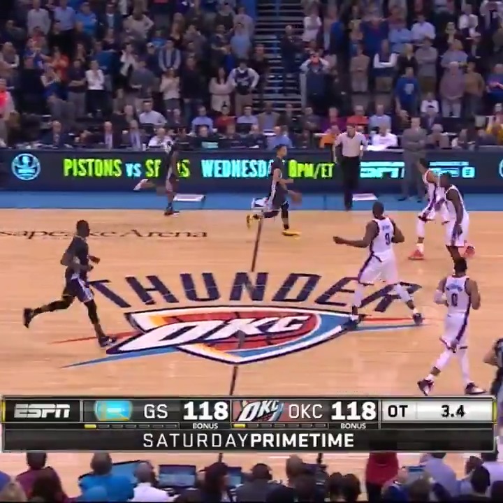 10 years ago today, Steph Curry did this to the Thunder: 46 Points 14/24 Shooting 12/16 Threes 1 38-FOOT GAME WINNER "They do have a timeout. Decide not to use it. Curry, way downtown. BANG! BANG!!"