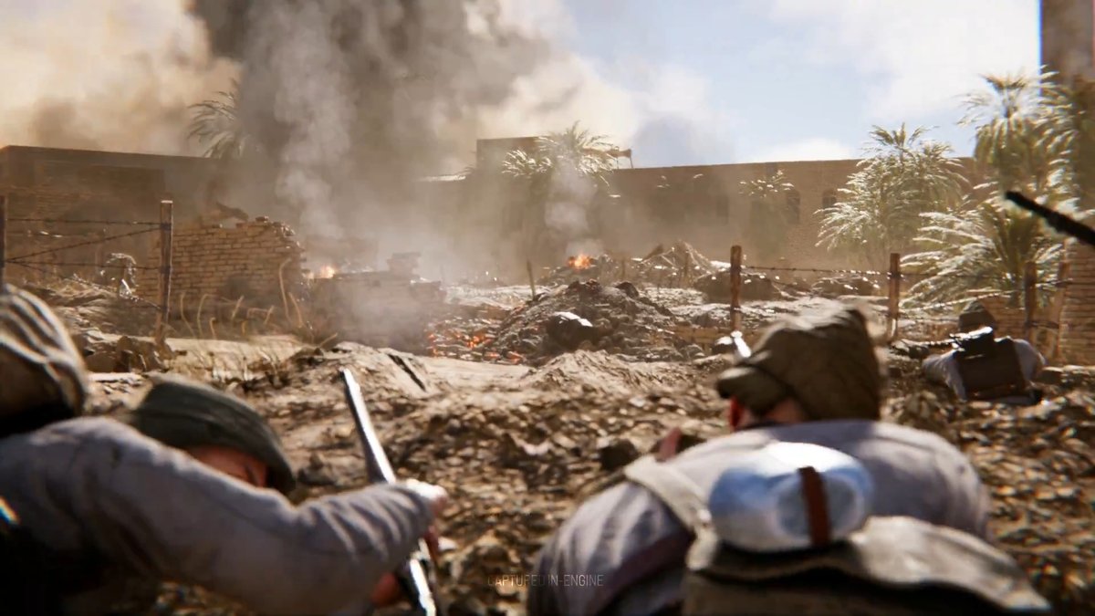 New Gallipoli trailer just dropped! Dash across no man's land and through the palm trees to attack the town of Kut Al Amara – one of the maps coming to Gallipoli at launch. ➡️ Check the replies to learn more about Kut Al Amara!
