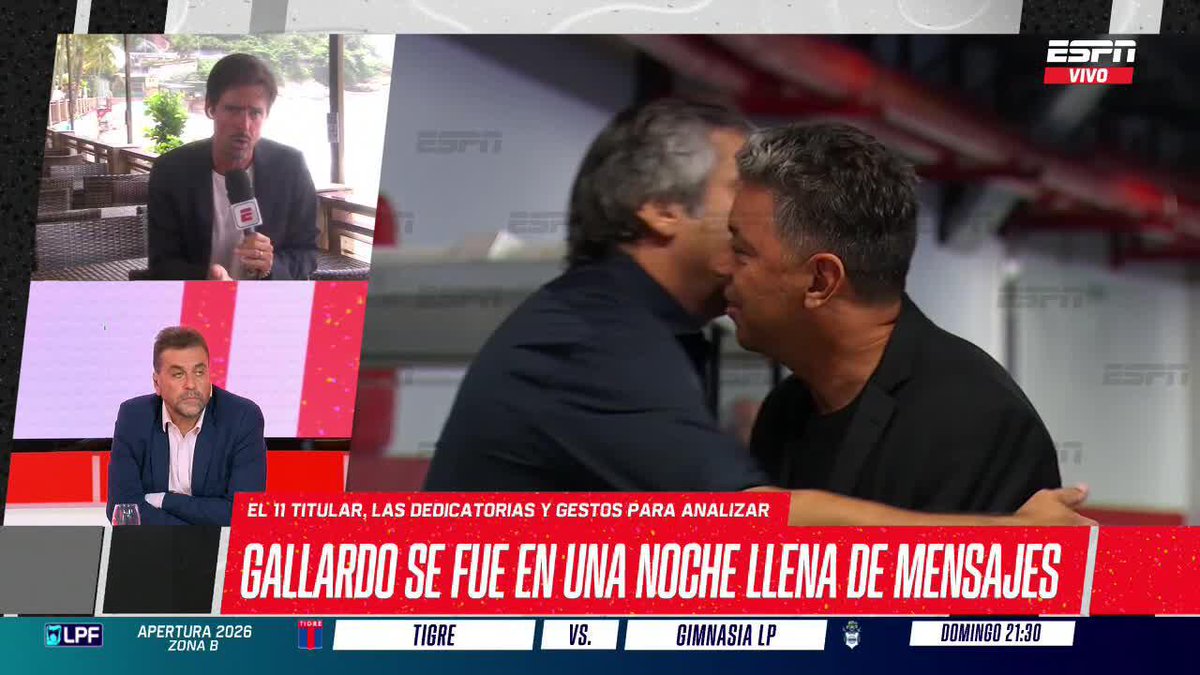 "ARMANI Y ACUÑA CON GALLARDO NO TERMINAN BIEN" Los detalles de cómo estaba la relación entre algunos jugadores de River y el entrenador. ▶️ Mirá #ESPNF12 en el Plan Premium de #DisneyPlus