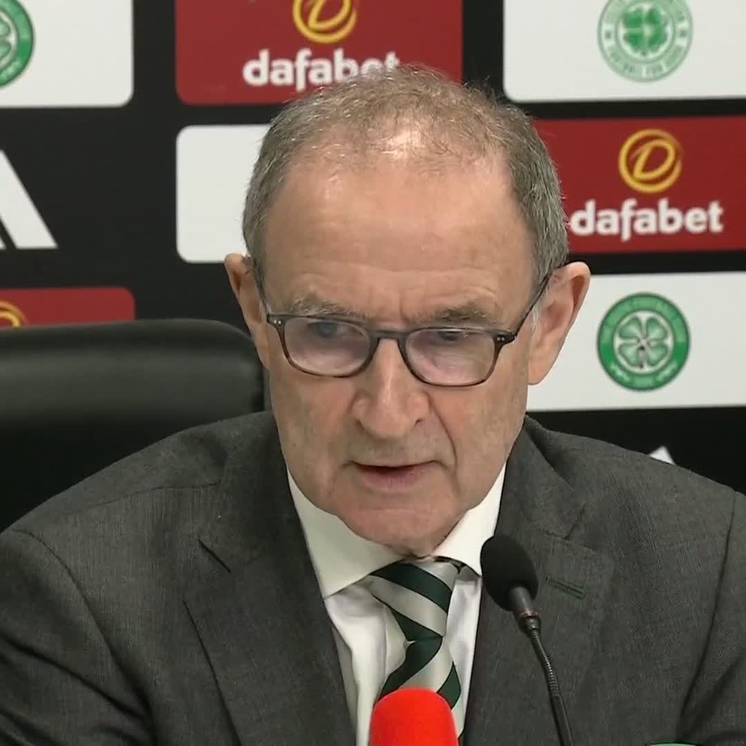 😂 "I really apologise, that is bad manners!" There was an unexpected interruption as Celtic manager Martin O'Neill spoke to the media ahead of Sunday's trip to Ibrox - live on Sky Sports 📺