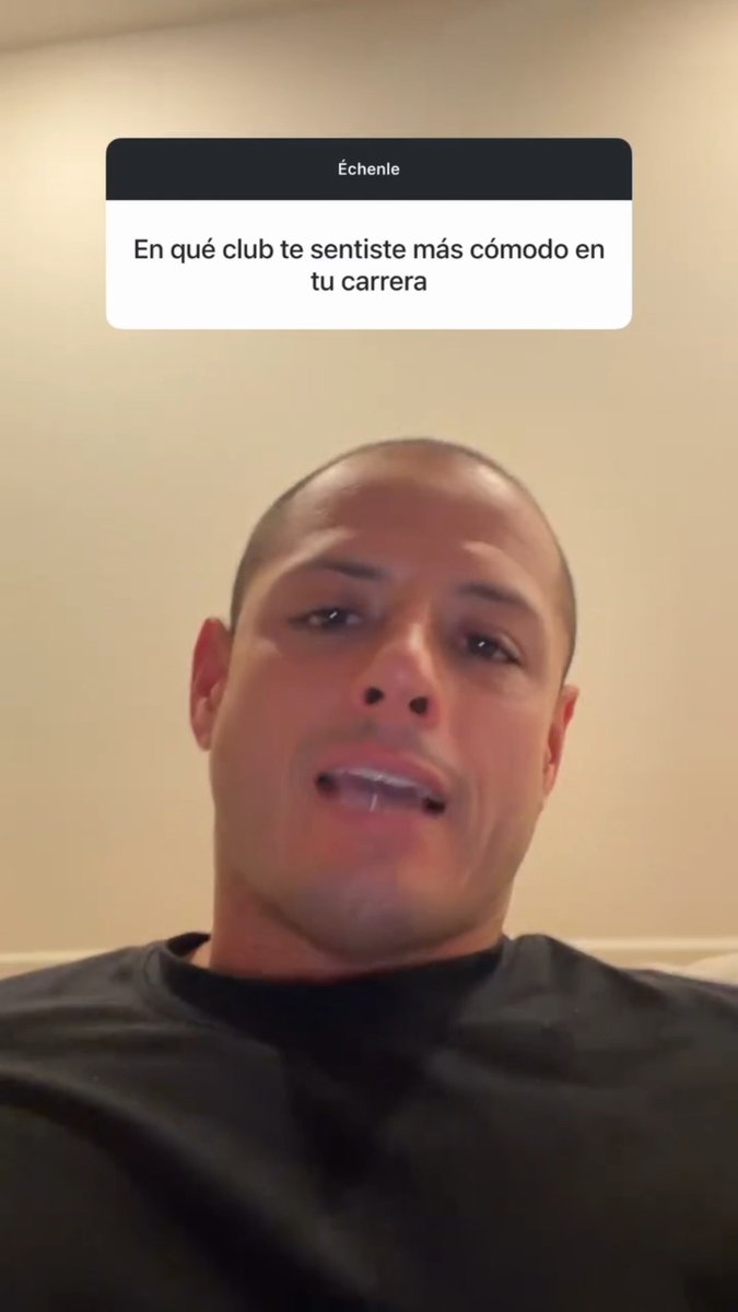 Chicharito Hernandez was asked which clubs he felt most comfortable in. (1) Manchester United (2) Real Madrid (3) Bayer Leverkusen (4) LA Galaxy End of list. Many Chivas fans are taking exception with this list. 🐐