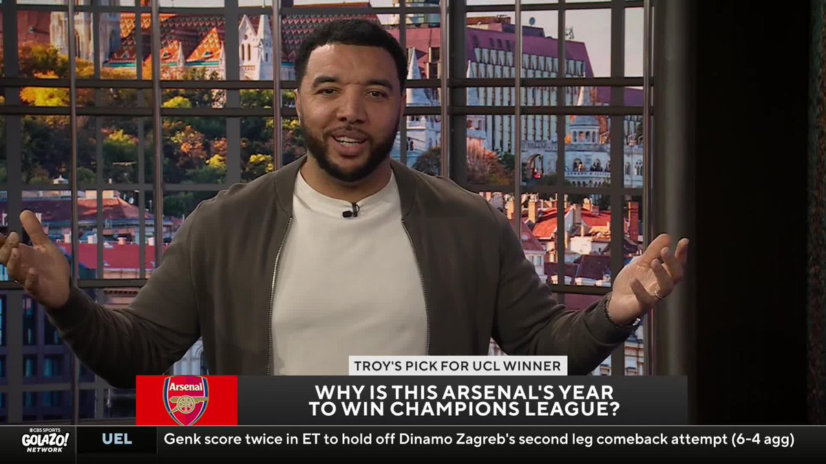 "Best defensive record in the #UCL. Best midfield, Declan Rice and Martín Zubimendi." Arsenal's "biggest fan" Troy Deeney states his case as to why the Gunners will win this year's Champions League 🔴