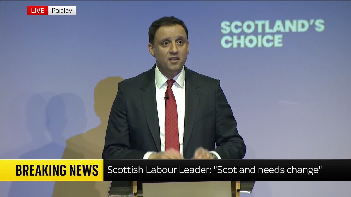 🗣️ Back Labour even "if you do it holding your nose". Scottish Labour leader Anas Sarwar delivers a speech in Scotland, ahead of the May elections for Holyrood, pitching that the SNP are bad, and Labour are the least worst alternative. 🔗
