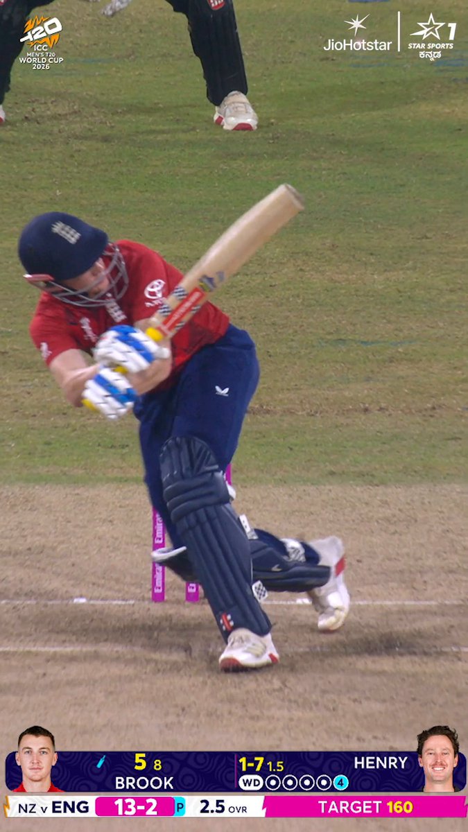 THE CRAZIEST SHOT IN T20 WORLD CUP 2026 - HARRY BROOK 🥶🔥