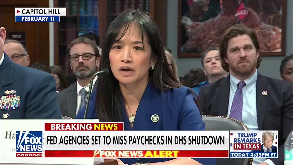 ROUGH SKIES AHEAD: As federal employees are set to miss their first paycheck due to the DHS shutdown, sparked by Senate Democrats' refusal to advance a full funding bill, TSA's acting administrator warned of what agents were forced to do during the last funding lapse: "What we did see was an increase in unscheduled absences, which means folks calling out because they could not afford to show up to work." "We heard reports of officers sleeping in their cars at airports to save money on gas, selling their blood and plasma and taking on second jobs to make ends meet."