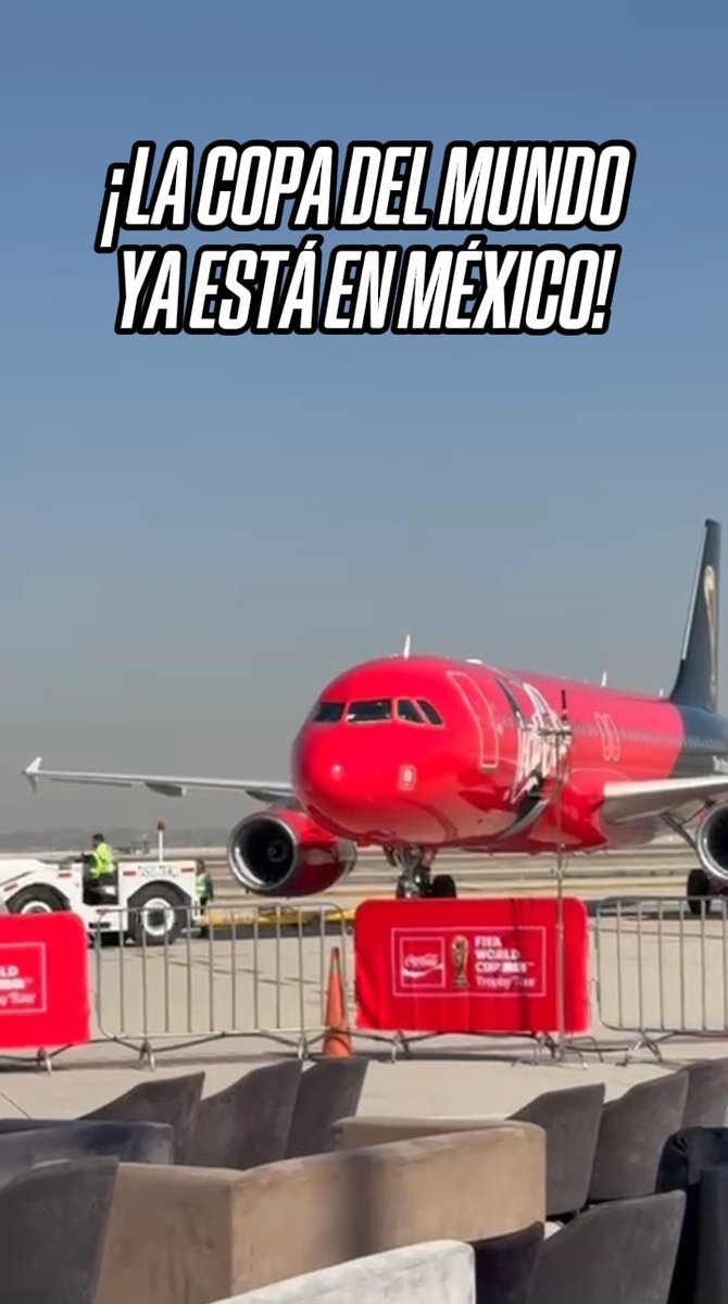 Señoras y señores, la Copa del Mundo acaba de llegar a México... 🤩 ⚽ 🇲🇽