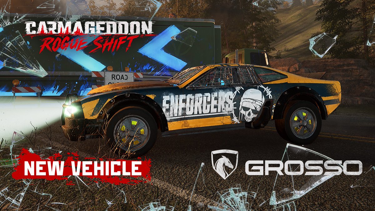 — HANDLING MODEL OVERHAUL, FREE NEW VEHICLE, BONNET CAM, OH MY! | PATCH 1 — Hop in the all new Grosso and take the Bonnet Cam for a spin with the new &amp; improved handling while you’re at it.