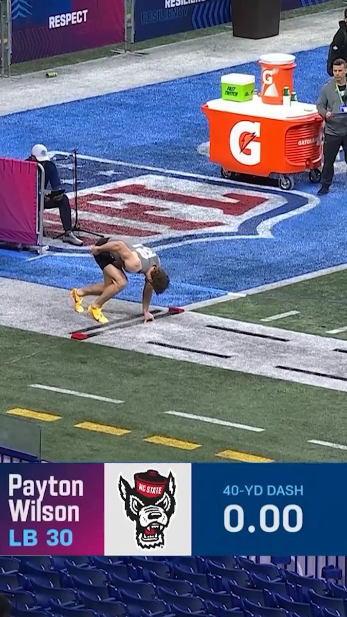 Fast as heck boi 💨 Payton Wilson 📺 NFL Combine on NFL Network