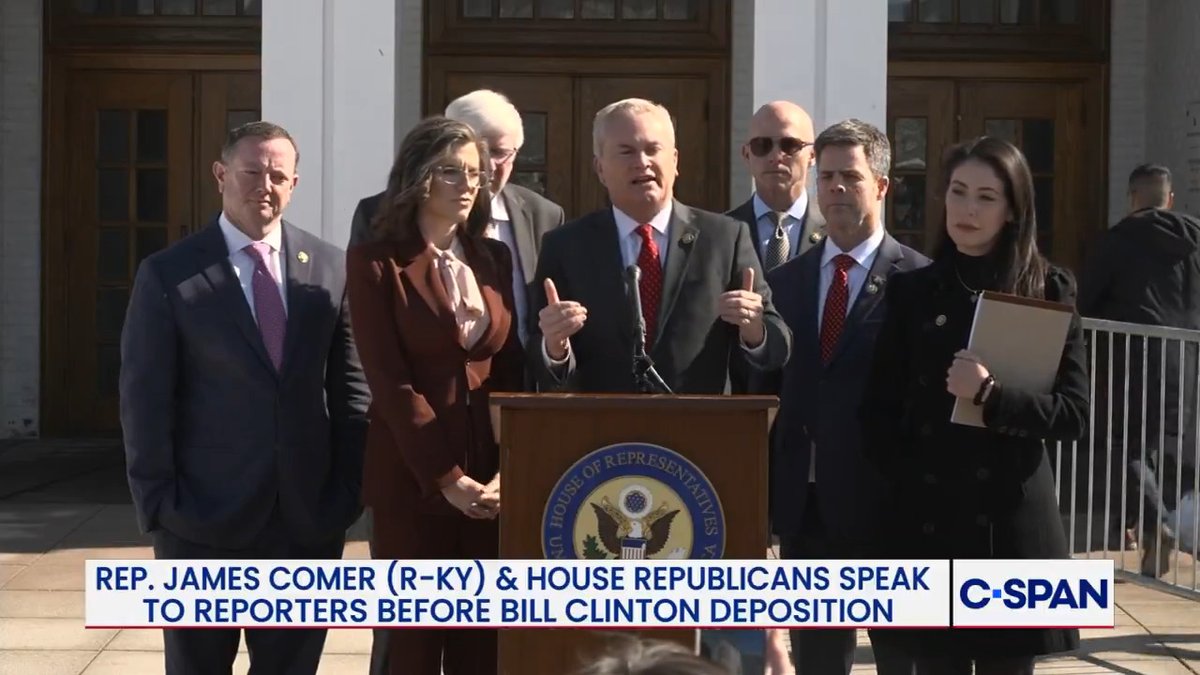 Rep. Comer on Hillary deposition: "We're going to get the video out as quickly as we can get it uploaded...this is for all practical purposes a public deposition...the American people are going to see it."
