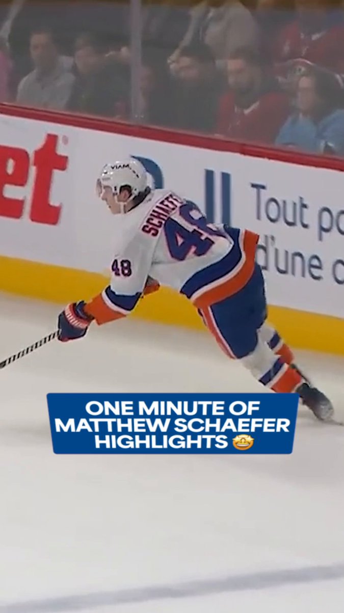 Matthew Schaefer can't be stopped 🔥 He set another record last night and now has the most goals by an 18-year-old defenseman in NHL history.