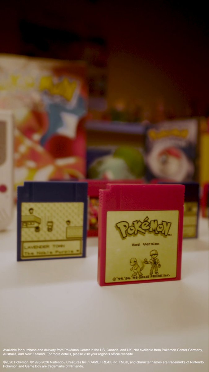 Sound on to be transported back to the 90s! Listen to the same iconic sounds of the Game Boy system with the Game Music Collection. Embark on a nostalgic audio journey with 45 cartridges featuring music from the original Pokémon Red and Pokémon Blue video games that 🎶